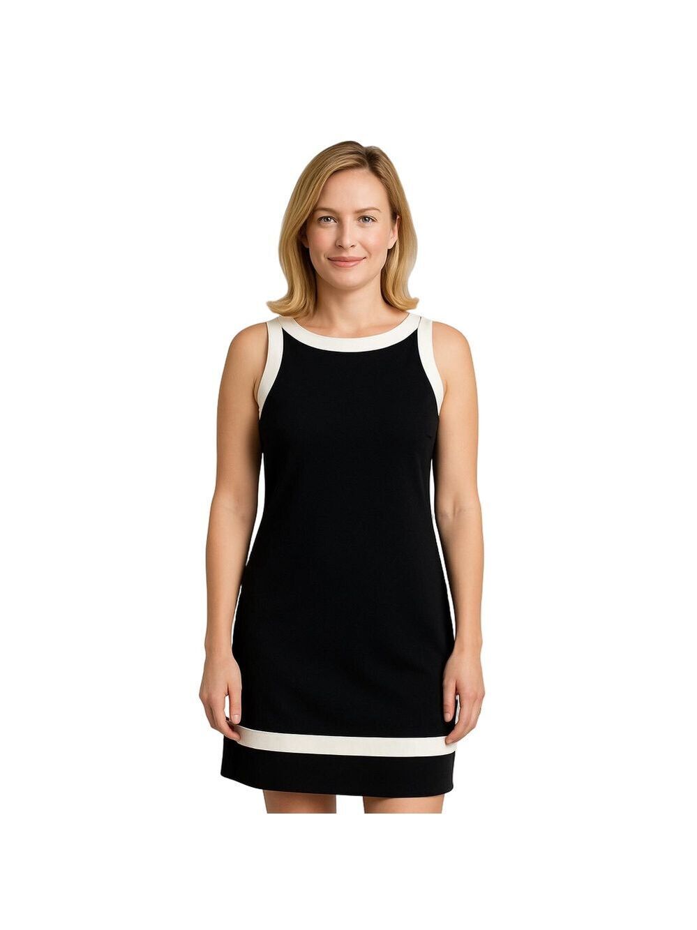 AGB Black Sleeveless Midi Dress Sz 14